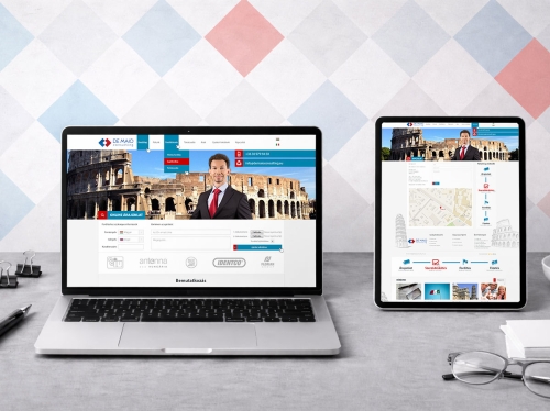 Demaio arculattervezés és logótervezés projekt – reszponzív webdesign és digitális arculati rendszer bemutatása