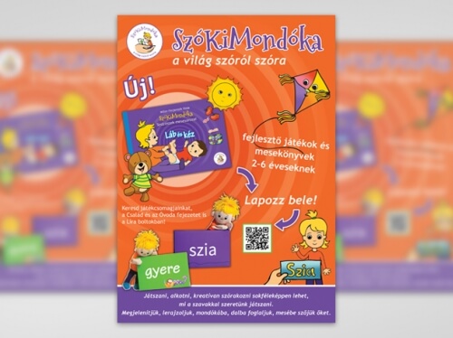 reklámplakát grafikai tervezés könyv promócióhoz