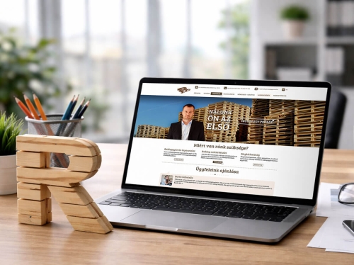 Raklapgyártás weboldal készítés és logótervezés modern online megjelenéssel