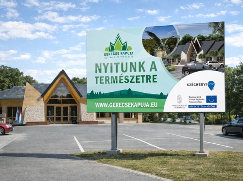 óriásplakát tervezés turisztikai arculat alapján