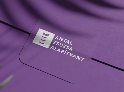 Antall Zsuzsa Alapítvány logótervezés - grafikai megjelenés