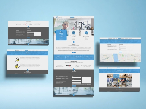 Almirante Fitness & Wellness Cleaning weboldal készítés és arculattervezés bemutató grafikai referencia