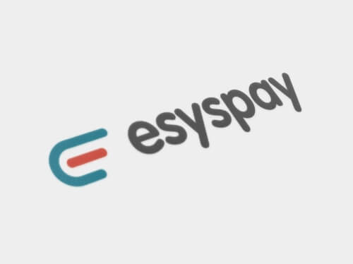 Esyspay logó megjelenítése világos háttéren