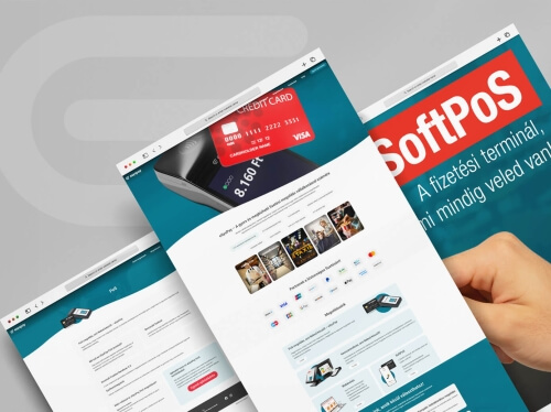 SoftPOS fizetési rendszer weboldalon és mobiltelefonon